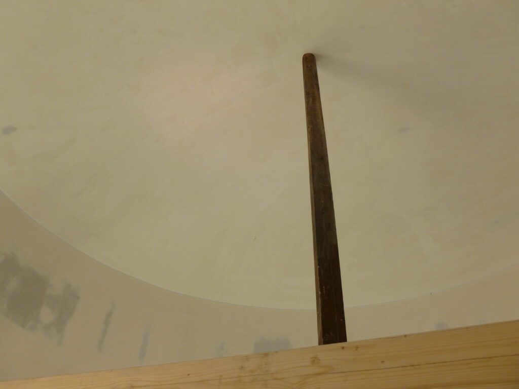 Holz Dachkuppel Nachher