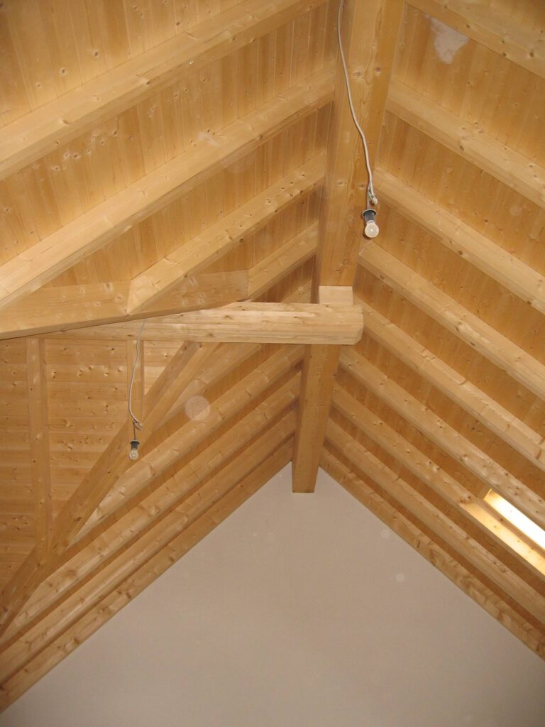 1.18 Dachstuhl Holz