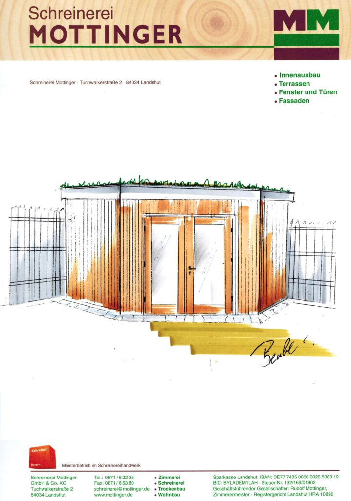 5.3a (2) Planung Holzgartenhaus